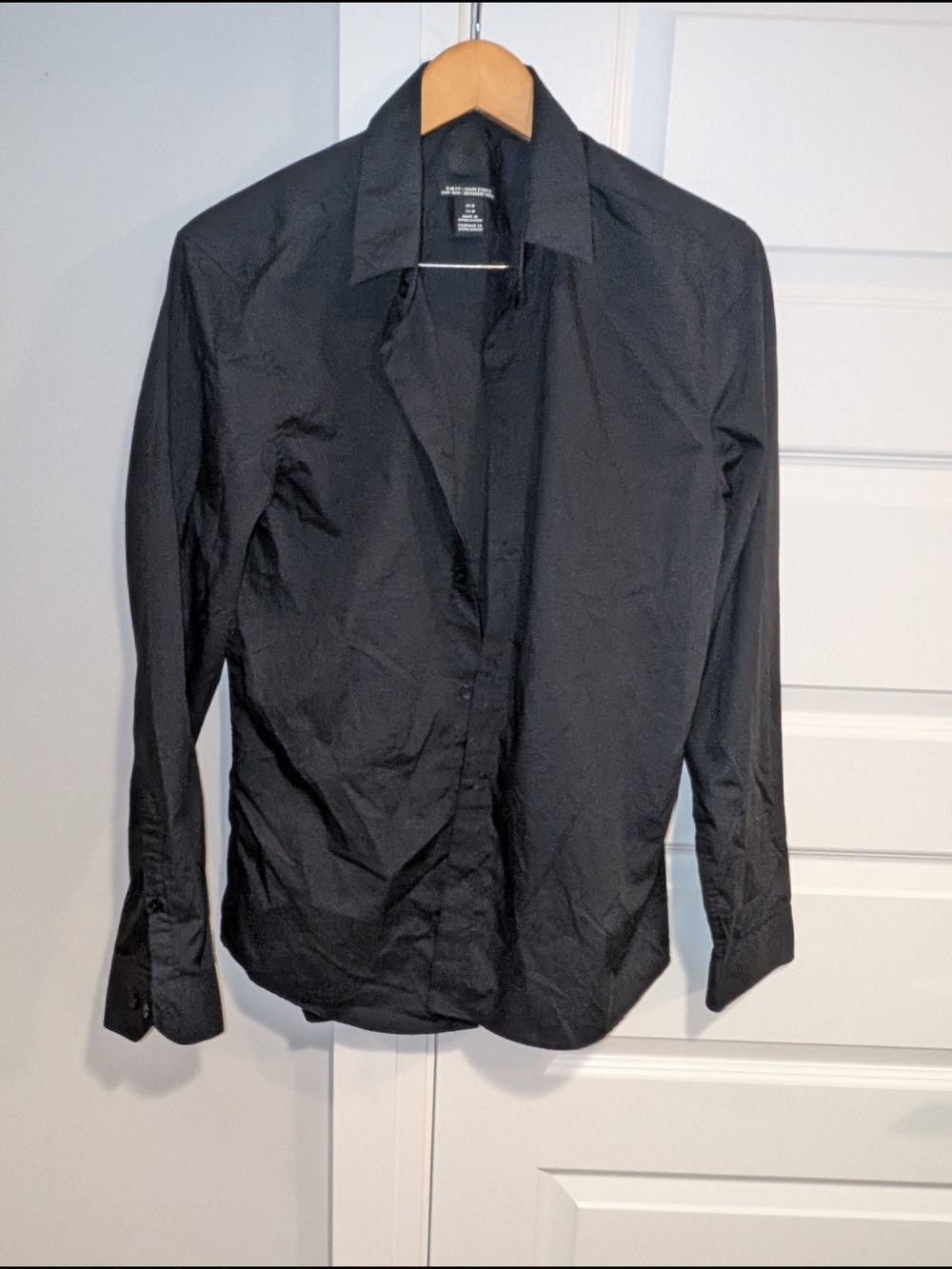 H&M Black Men's Button-Up Dress Shirt